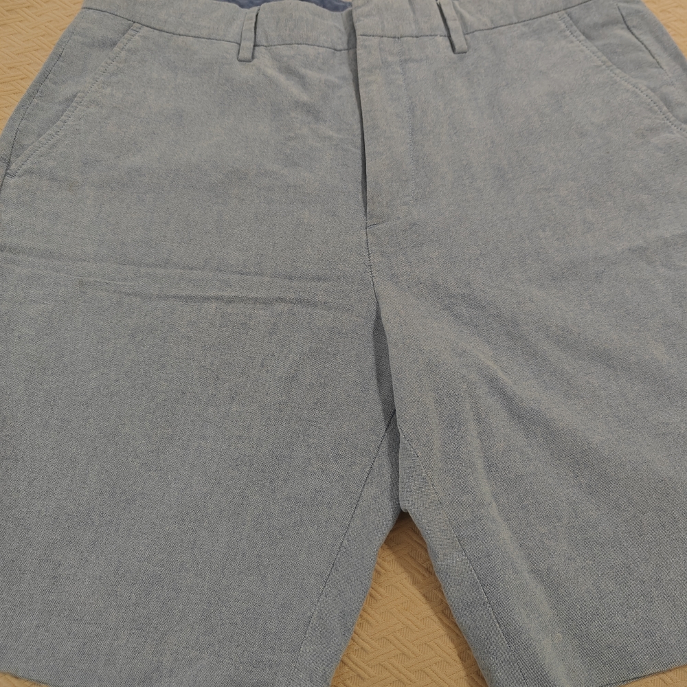 Bloomingdale's Blue Flat Front Shorts